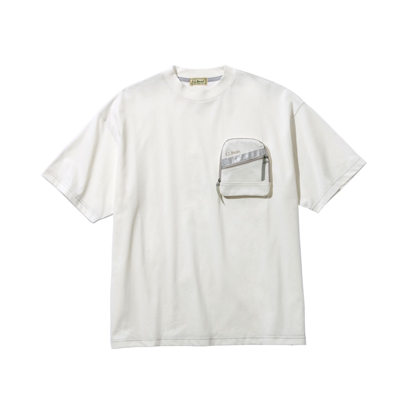 メンズ ジャパン・エディション・ビーンズ・ブック・パック・ポケット・ティ、半袖