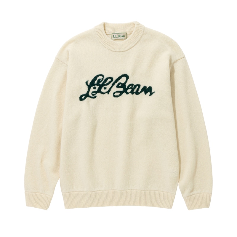 メンズ ジャパン・エディション・ウーリッジ・セーター・スクリプト・ロゴ