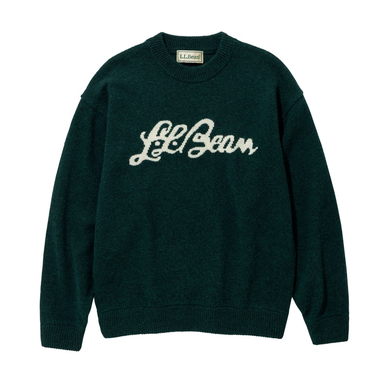 メンズ ジャパン・エディション・ウーリッジ・セーター・スクリプト・ロゴ
