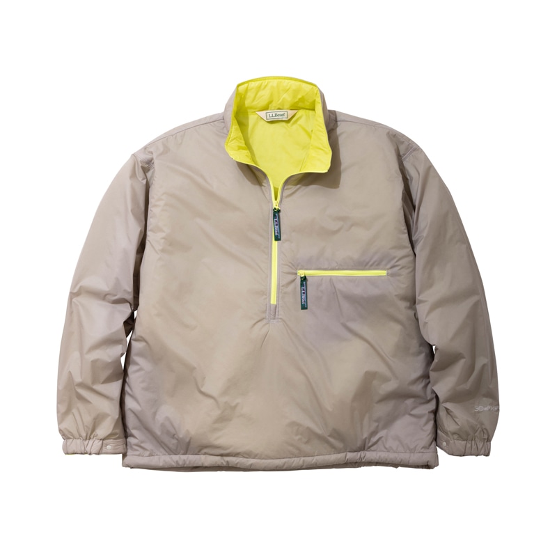 メンズ ジャパン・エディション・ハリントン・ストレッチ・ハーフジップ・ジャケット