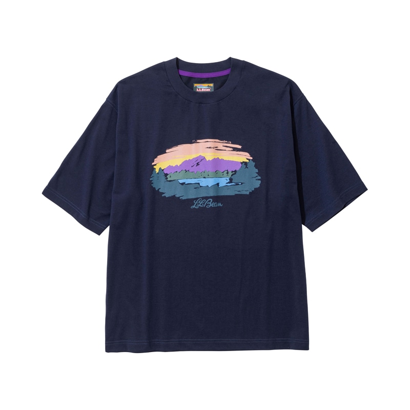 ジャパン・フィット カントン・マウンテン・レイク・グラフィック・ティ