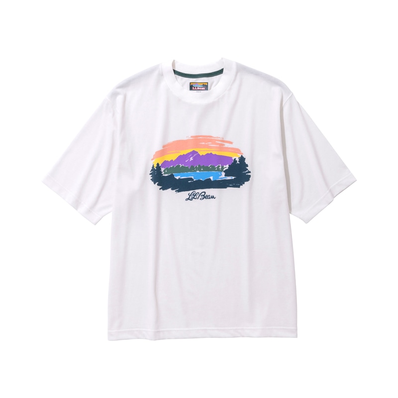 ジャパン・フィット カントン・マウンテン・レイク・グラフィック・ティ