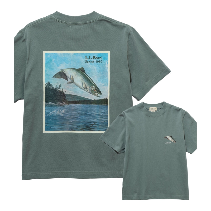 ジャパン・フィット ビーンズ 1980 ショートスリーブ・カタログ・トラウト・ティ