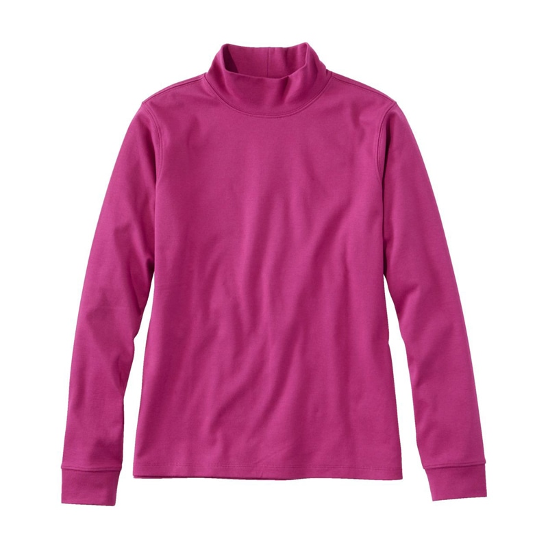 米国フィット・レギュラー エル・エル・ビーン・モック・タートルネック