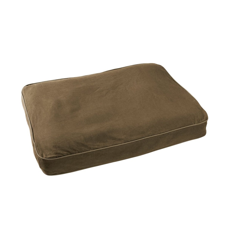 プレミアム＆セラピューティック・ドッグ・ベッド・交換用カバー、デニム 長方形 ミディアム（カバーのみ）