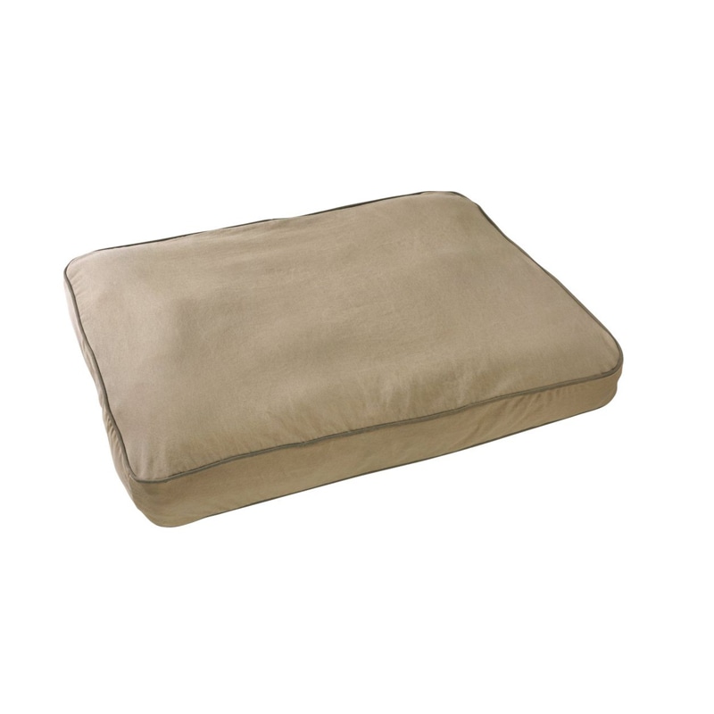 プレミアム＆セラピューティック・ドッグ・ベッド・交換用カバー、デニム 長方形 ラージ（カバーのみ）