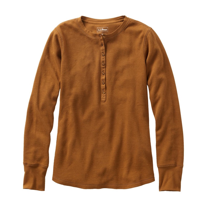 米国フィット・プチ ワッフル・ニット・ヘンリー