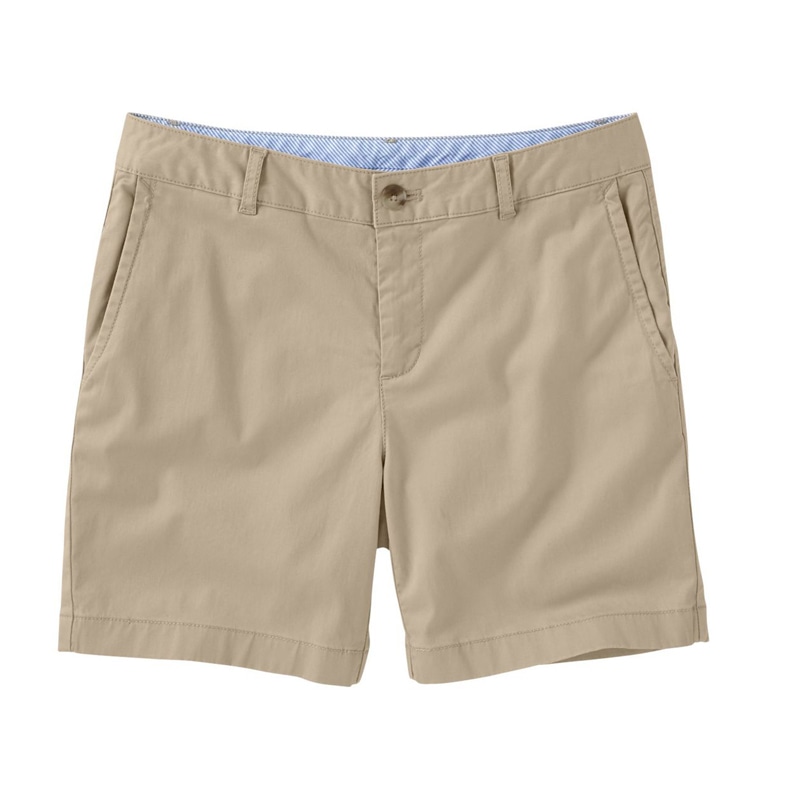 米国フィット・レギュラー ウォッシュ・チノ・ショーツ、6インチ