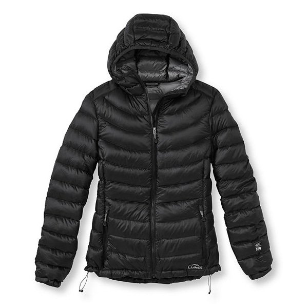 ジャパン・フィット ウルトラライト 850 ダウン・ジャケット、フード付き