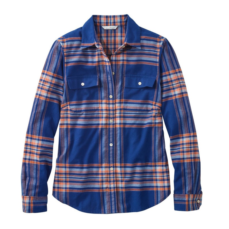 米国フィット・レギュラー シグネチャー・ライトウェイト・フランネル・シャツ、プラッド