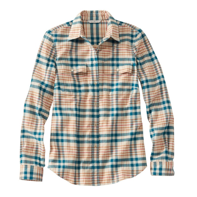 米国フィット・レギュラー シグネチャー・ライトウェイト・フランネル・シャツ、プラッド