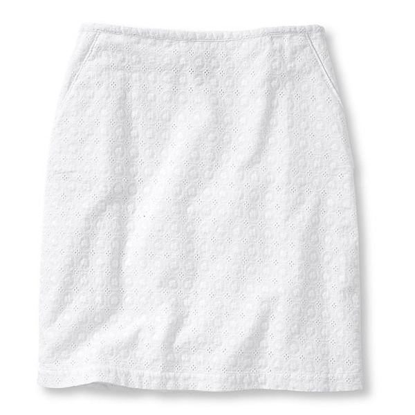 米国フィット・レギュラー フェアへブン A ライン・スカート、アイレット