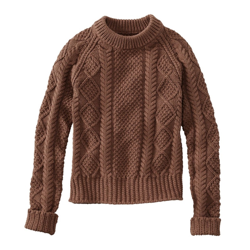 米国フィット・レギュラー シグネチャー・コットン・フィッシャーマン・セーター