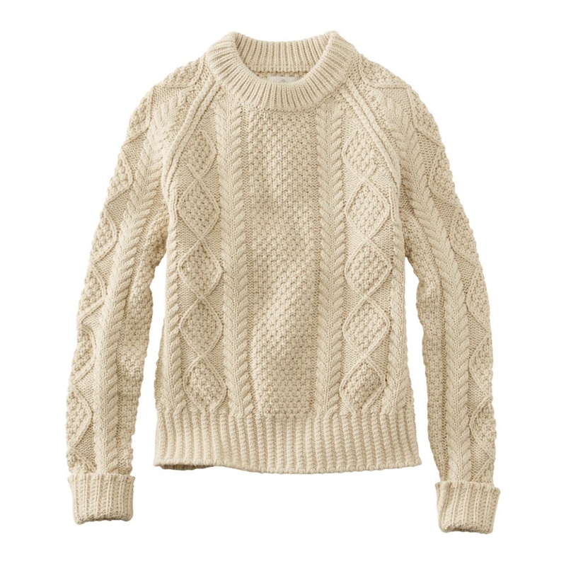 米国フィット・レギュラー シグネチャー・コットン・フィッシャーマン・セーター