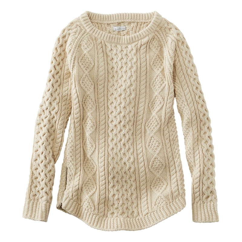 米国フィット・レギュラー シグネチャー・コットン・フィッシャーマン・チュニック・セーター