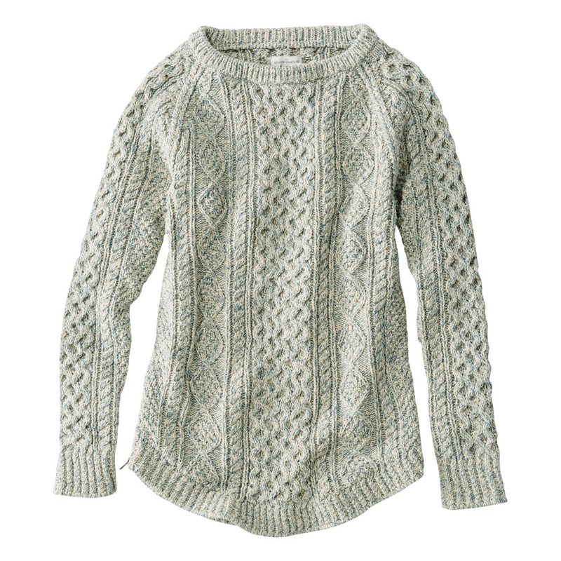 米国フィット・レギュラー シグネチャー・コットン・フィッシャーマン・チュニック・セーター
