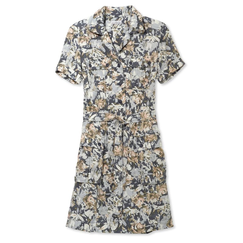 米国フィット・レギュラー シグネチャー・ファティーグ・シャツ・ドレス、フローラル
