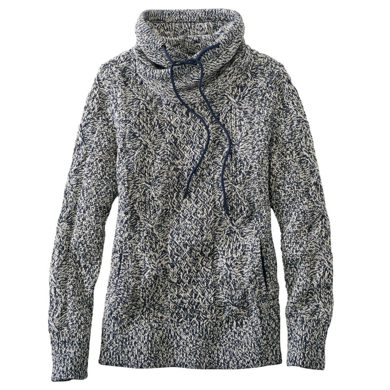 米国フィット・レギュラー シグネチャー・コットン・ファネルネック・フィッシャーマン・セーター