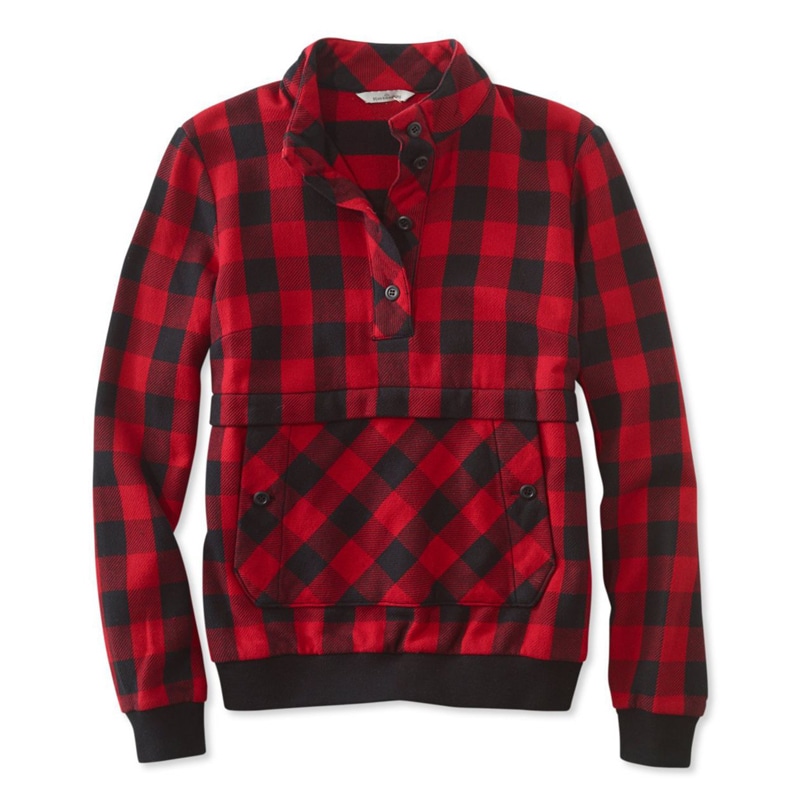 米国フィット・レギュラー シグネチャー・ポップオーバー・フランネル・シャツ、チェック