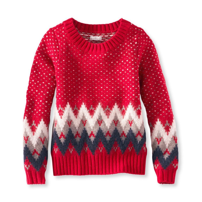 米国フィット・レギュラー シグネチャー・モンロー・ウール・プルオーバー・セーター、フェアアイル