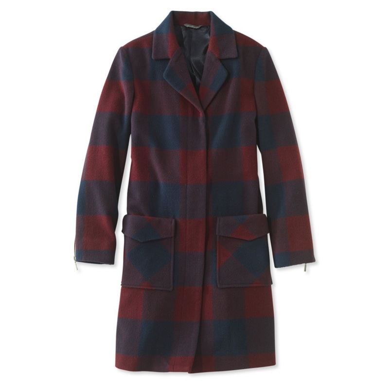 米国フィット・レギュラー シグネチャー・アッシュランド・ウール・コート、チェック
