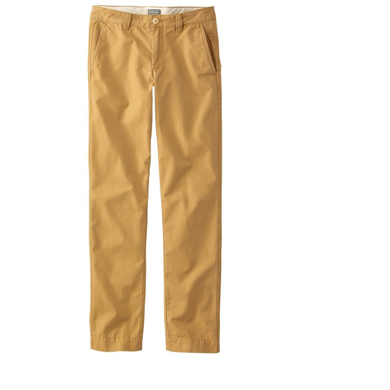 米国フィット・レギュラー シグネチャー・ウォッシュ・キャンバス・クロス・パンツ、スリム・ストレート