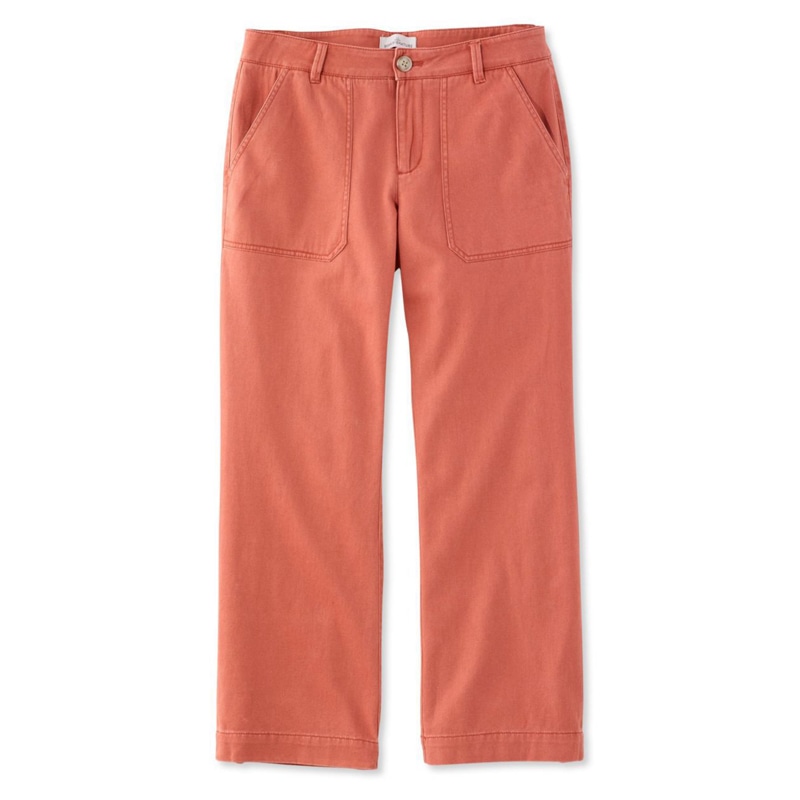 米国フィット・レギュラー シグネチャー・ワイドレッグ・クロップド・パンツ