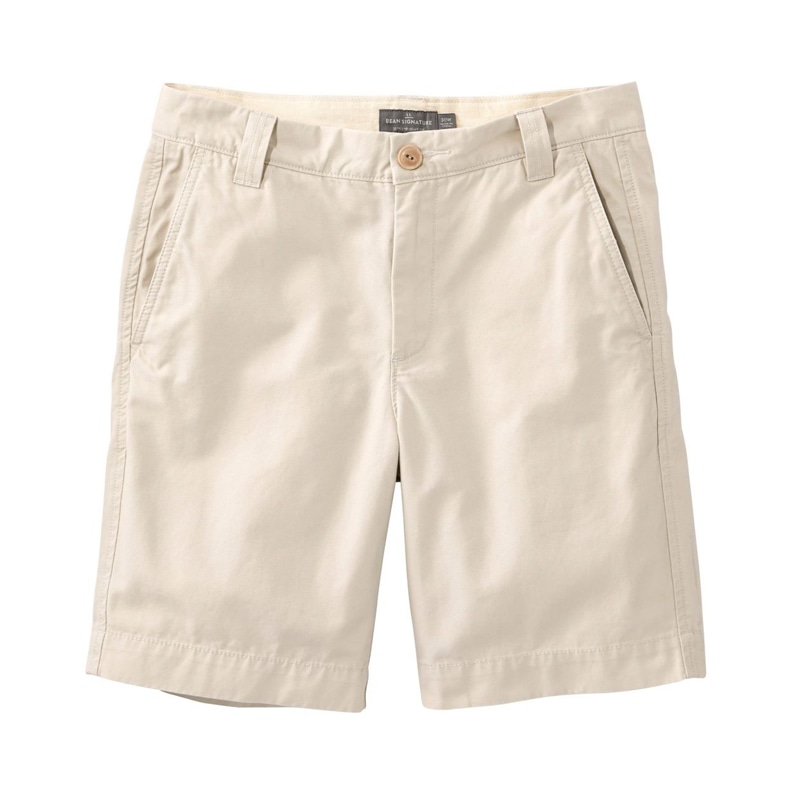 米国フィット・レギュラー シグネチャー・ウォッシュ・キャンバス・クロス・ショーツ、スリム・ストレート 8インチ