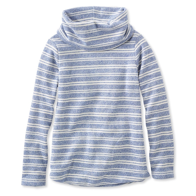 米国フィット・プチ イージー・コールネック・プルオーバー、ストライプ