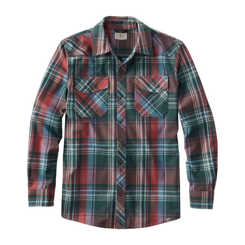 ジャパン・フィット カタディン・パフォーマンス・フランネル・シャツ、プラッド