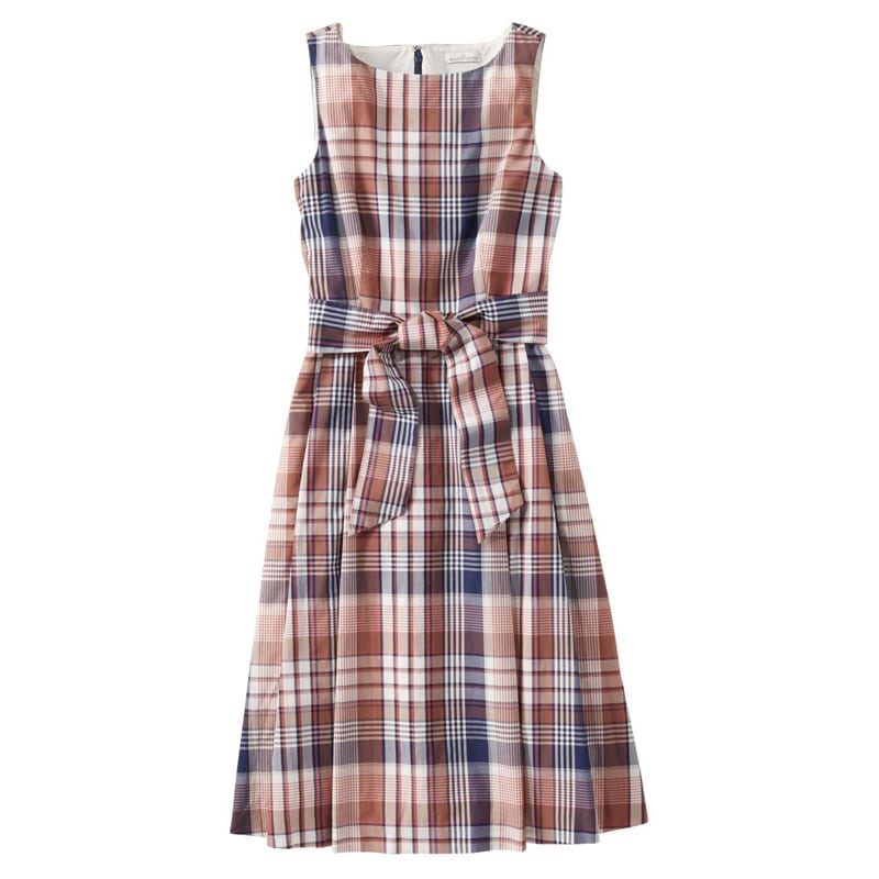 米国フィット・レギュラー シグネチャー・ポプリン・ドレス、プリント