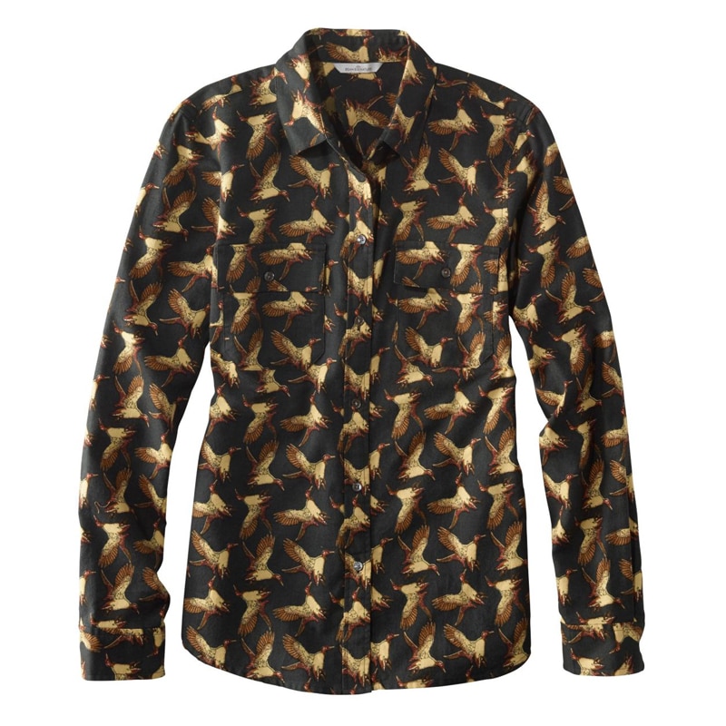 米国フィット・レギュラー シグネチャー・ライトウェイト・フランネル・シャツ、プリント