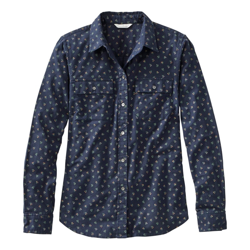 米国フィット・レギュラー シグネチャー・ライトウェイト・フランネル・シャツ、プリント