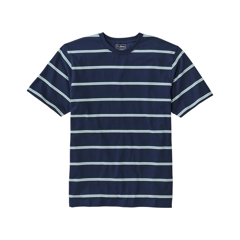 ジャパン・フィット ケアフリー・アンシュリンカブル・ティ、ストライプ