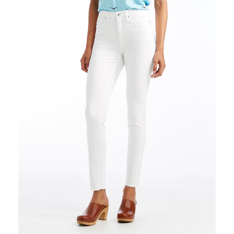 米国フィット・レギュラー シグネチャー・スキニー・アンクル・ジーンズ、ロー・ヘム