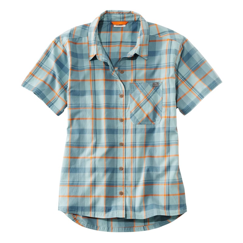 米国フィット・レギュラー ビーチ・クルーザー・サマー・シャツ、半袖 プラッド