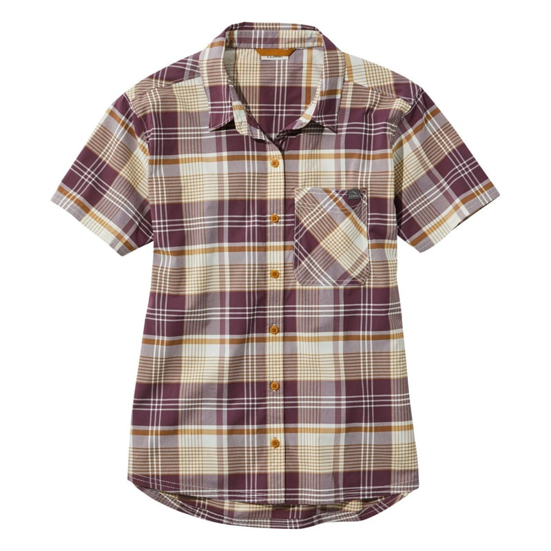 米国フィット・レギュラー ビーチ・クルーザー・サマー・シャツ、半袖 プラッド