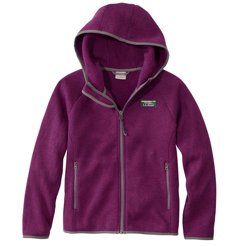 リトルキッズ・エル・エル・ビーン・セーター・フリース、フード付き