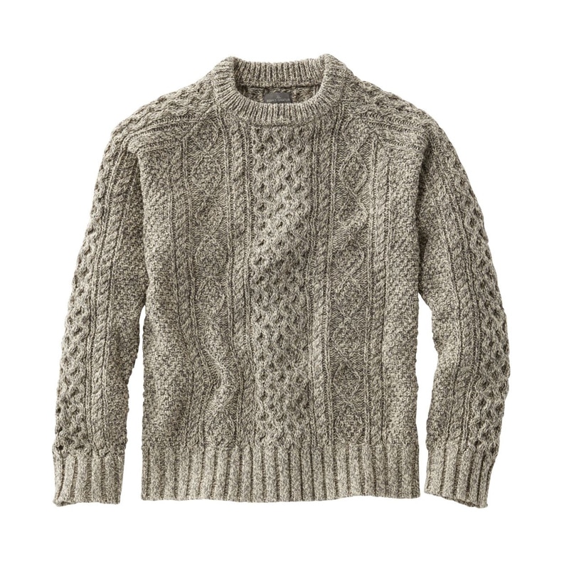 米国フィット・レギュラー シグネチャー・コットン・フィッシャーマン・セーター