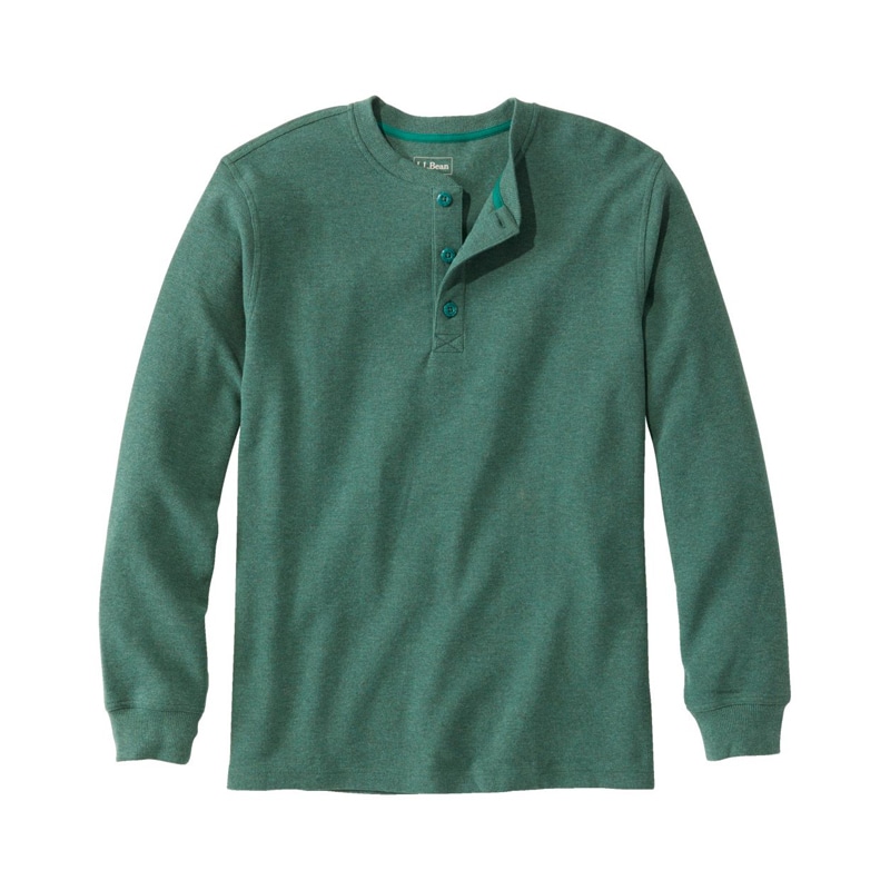 ジャパン・フィット アンシュリンカブル・ミニ・ワッフル・ヘンリー、長袖