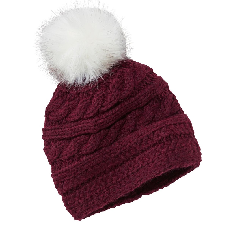 チャンキー・ニット・ポム・ポム・ハット