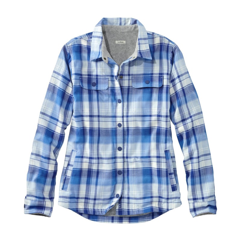 米国フィット・プチ フリースラインド・フランネル・シャツ、スナップフロント　プラッド