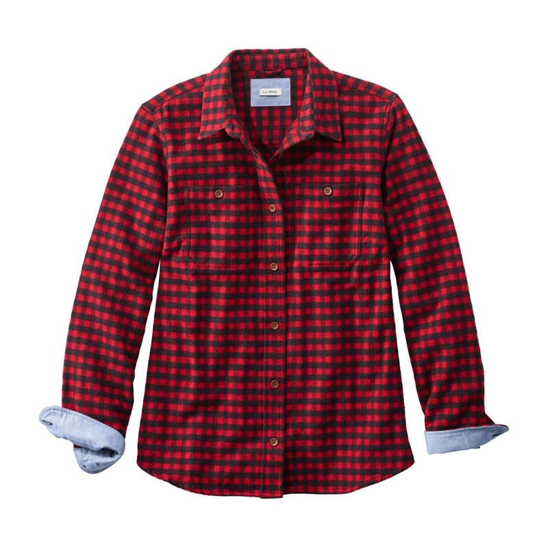 米国フィット・プチ ヘリテージ・シャミー・シャツ、プラッド