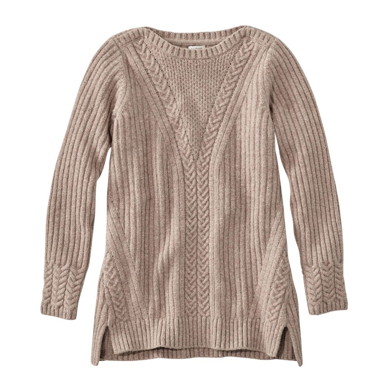 米国フィット・レギュラー コージー・ミックス・ステッチ・セーター・プルオーバー