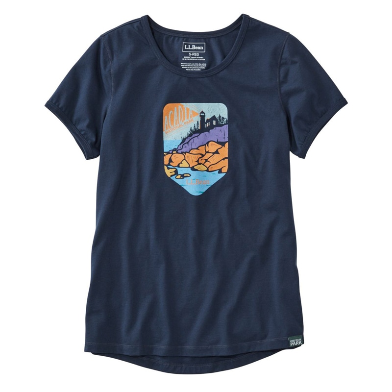 米国フィット・レギュラー エル・エル・ビーン・キャンプ・ティ、半袖
