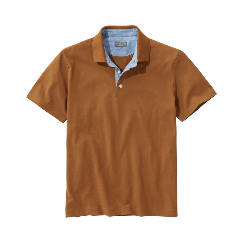 米国フィット・レギュラー シグネチャー・ポロシャツ、半袖