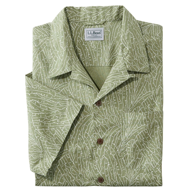 ジャパン・フィット トロピック・シャツ、半袖 プリント