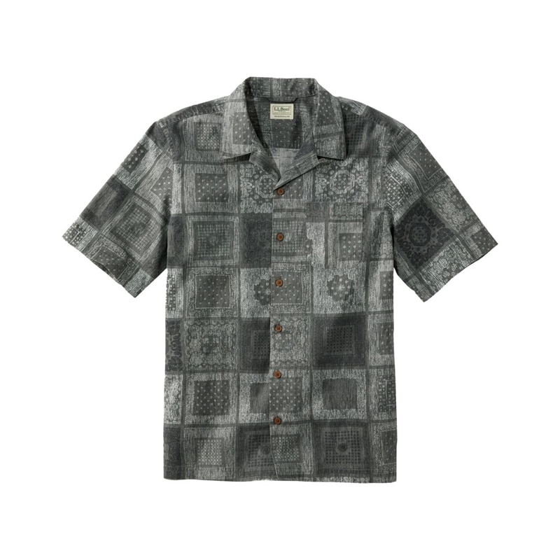 ジャパン・フィット トロピック・シャツ、半袖 プリント