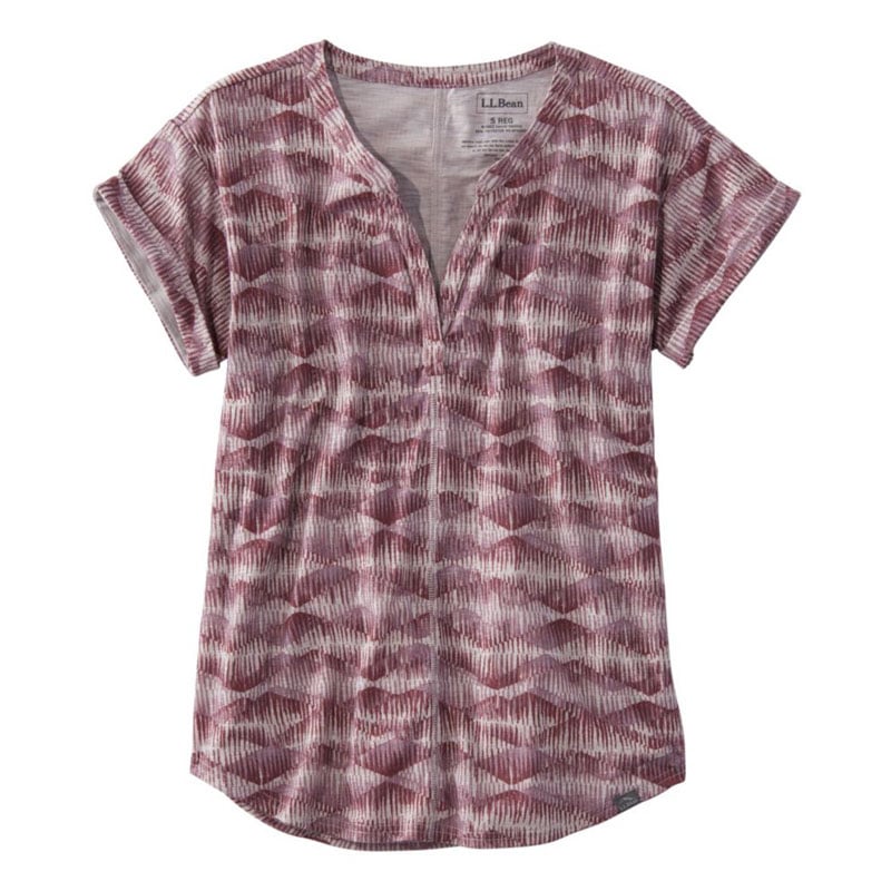 米国フィット・プチ ストリームサイド・ティ、半袖 プリント
