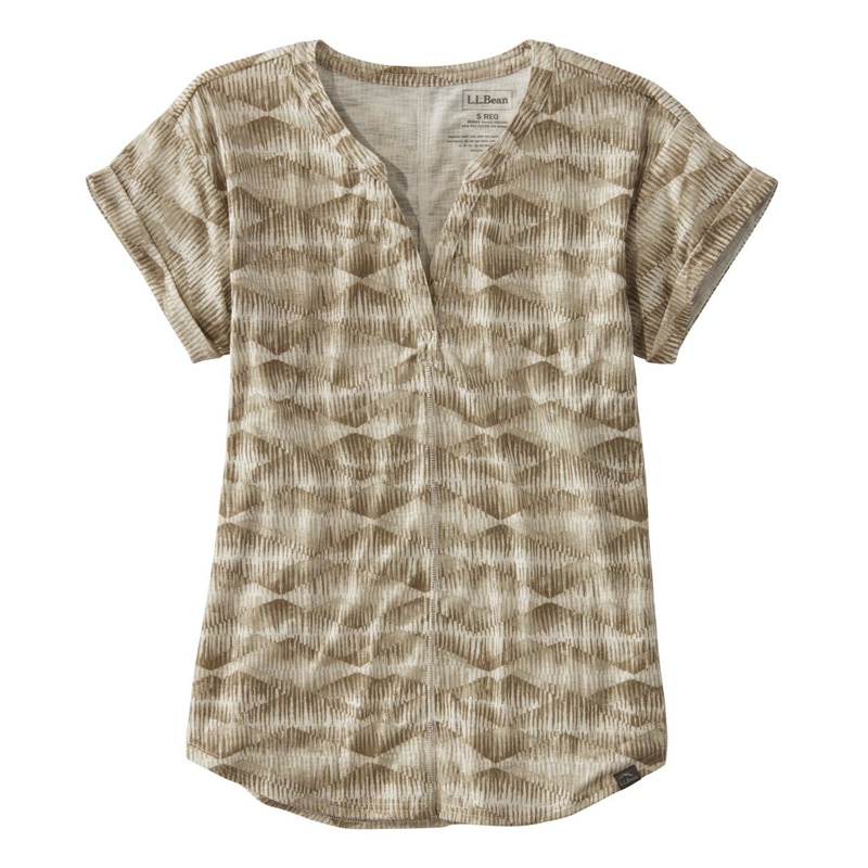 米国フィット・プチ ストリームサイド・ティ、半袖 プリント